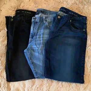 CALVIN KLEIN Straight Leg Jean Bundle.  Size 36 X 30